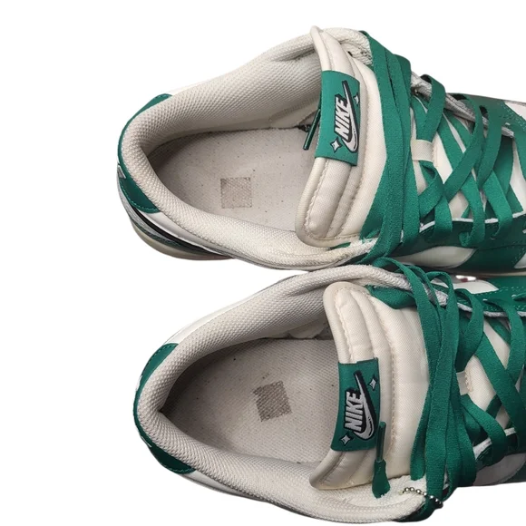 Nike Dunk Low ‘Lottery Pack’ Men's Green and White Sneakers - Picture 6 of 10